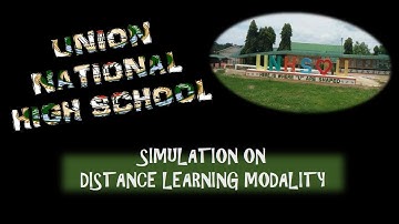 UNHS SIMULATION on DISTANCE LEARNING MODALITY
