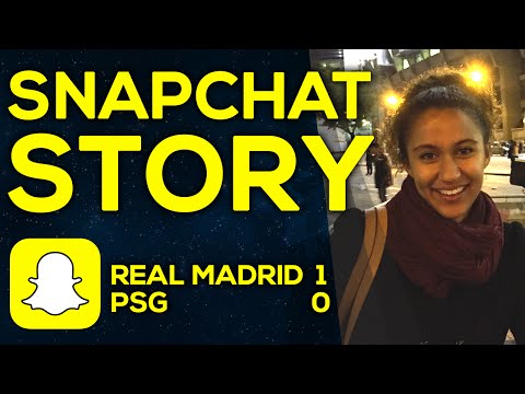 Video Real Madrid 1-0 PSG | SNAPCHAT STORY - youtube
