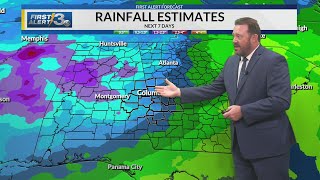 WRBL AM Forecast (4/19/26): Dry Work Week, But Wet At Times Over The Weekend!