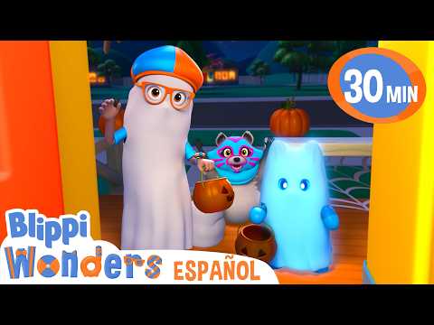 Dulce o truco con Blippi 👻🎃 Caricaturas infantiles | Moonbug en Español - Blippi Wonders