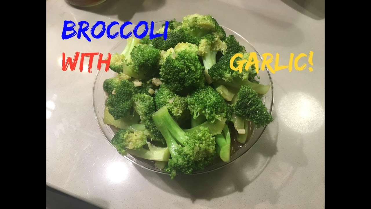 Easy Broccoli With Garlic And Oyster Sauce YouTube