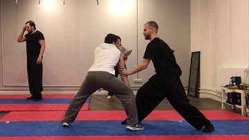 Tuishou push hands FIXED STEP one minute #15
