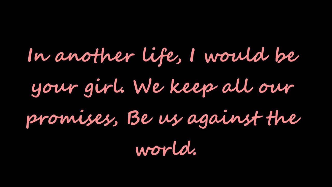 Katy Perry The One That Got Away Paroles