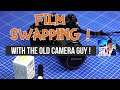 Film swapping with the old camera guy