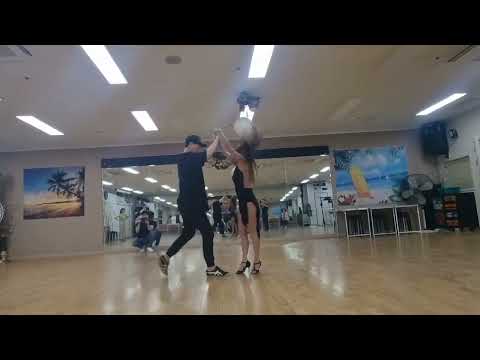 소셜시 좁은공간에서 춤추기 좋은 패턴 (분당 실루엣 금요반수업)   슬로우 &섹시우먼   #바차타#센슈얼바차타