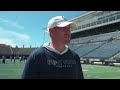 Utah State Football Spring Practice Interview with second year defensive coordinator Nick Howell