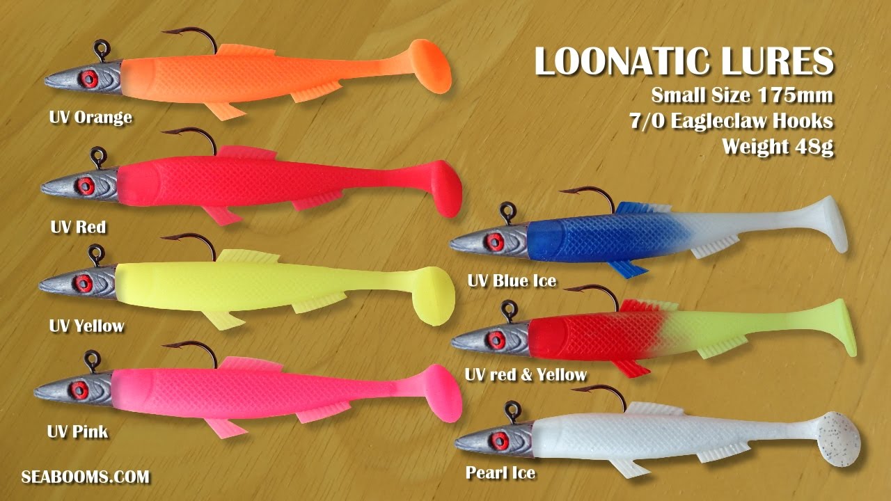 Loonatic lures for big Cod and Halibut fishing in the UK, Norway, Iceland 