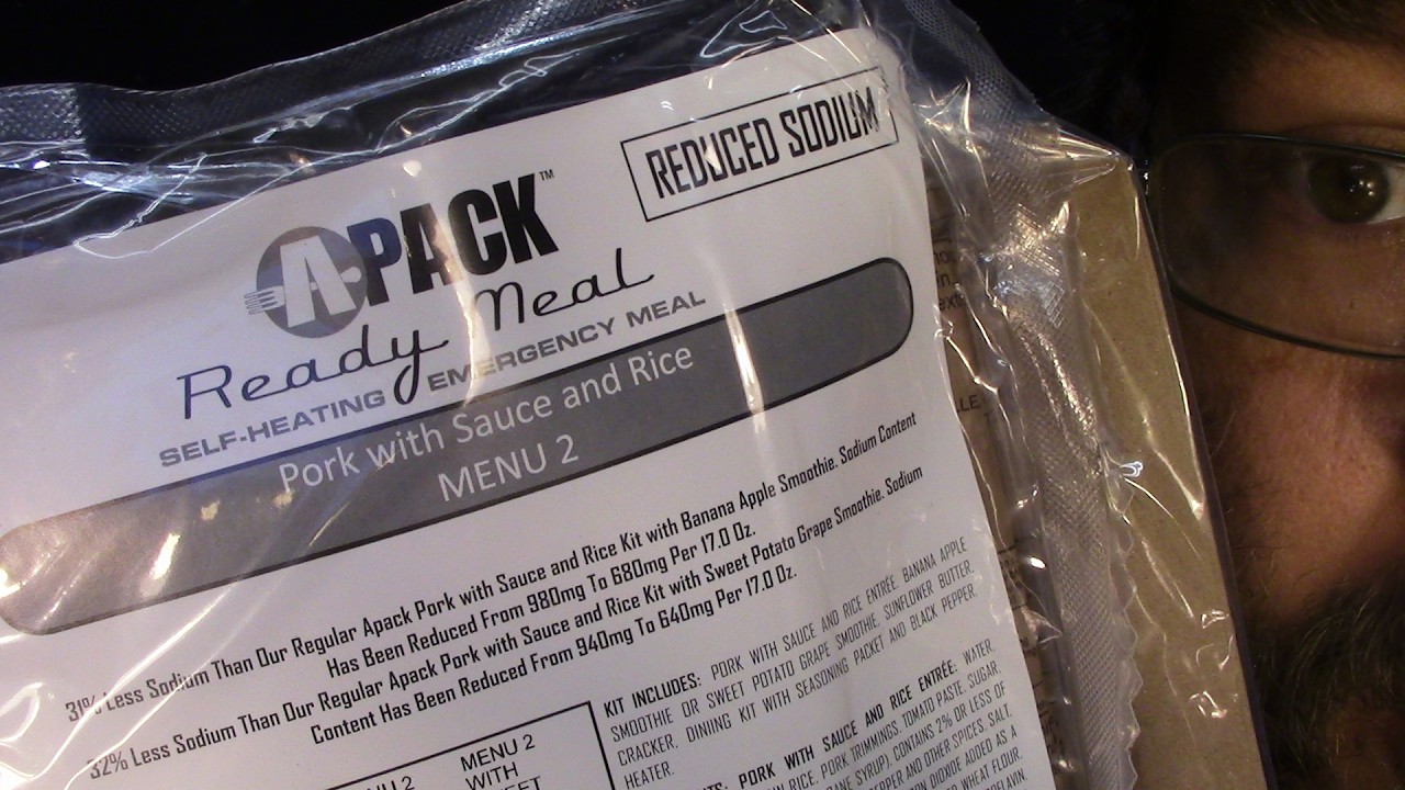 Apack MRE Food Review