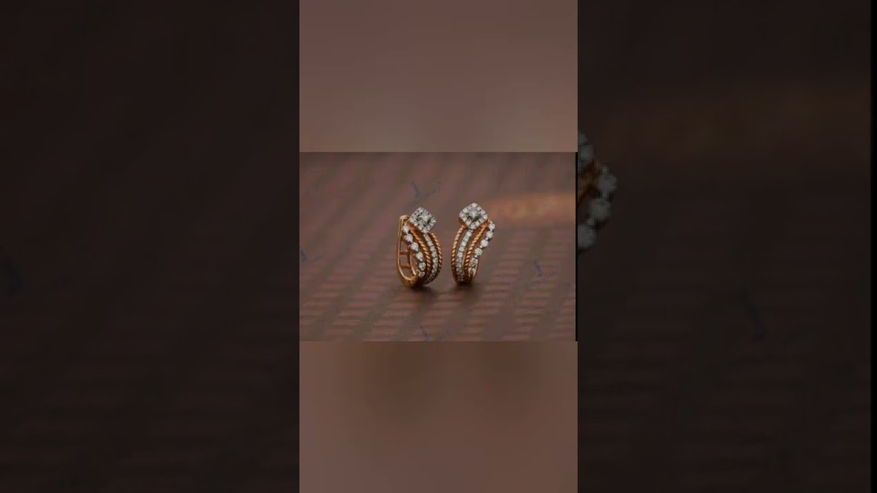 #9 Daily wear simple gold earrings designs