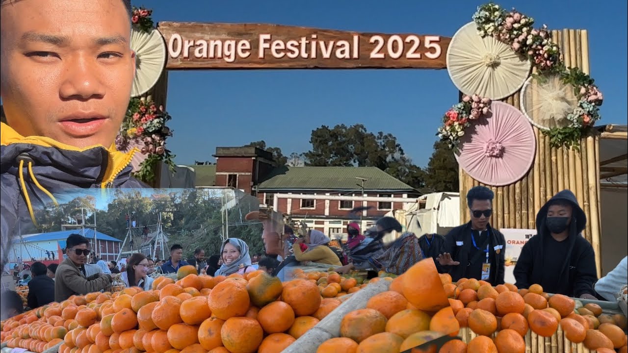 Orange 🍊 festival  Tamenglong 2025 chatlure kola mayam leirak ee 😊 