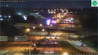 Police: Crash on I-70 East in west Columbus leaves 2 injured; all lanes shut down