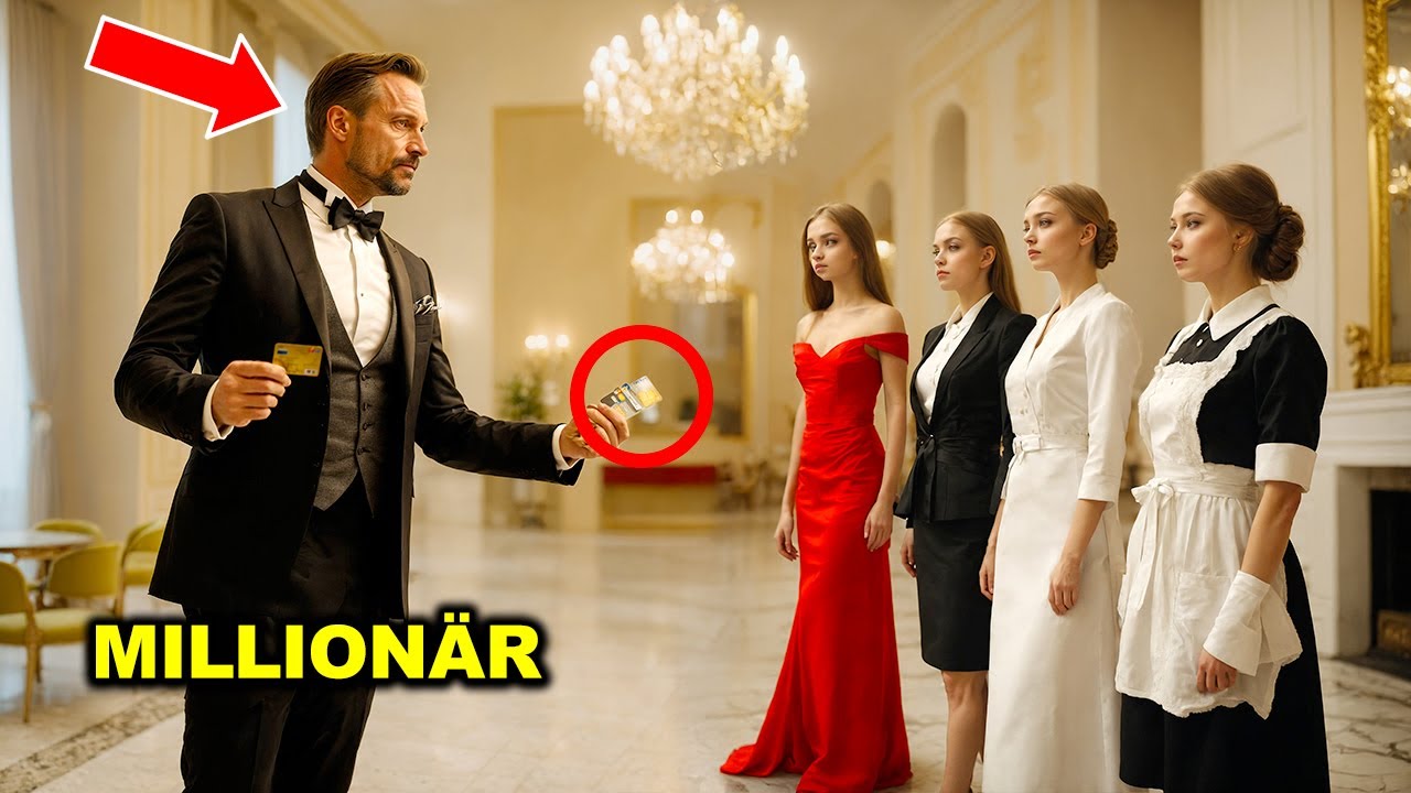 MULTIMILLIONÄR gab 4 FRAUEN schwarze Kreditkarten – was die DIENERIN kaufte, machte ihn sprachlos