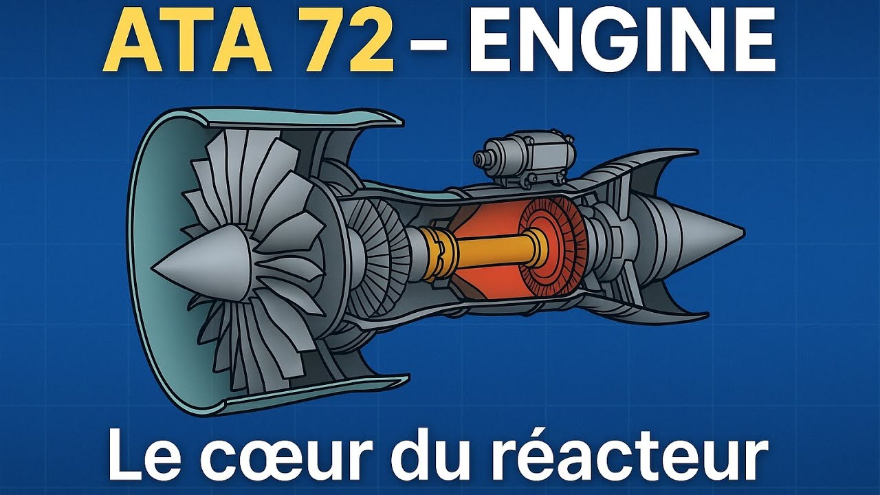 ATA 72 – Le cœur du réacteur #Aéronautique #Moteur #ATA72 #Formation #Turboréacteur