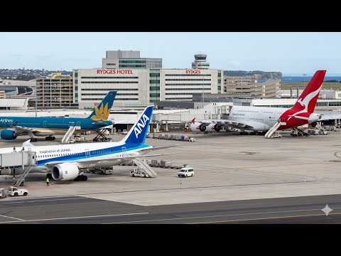 World of Airports | SYD Sydney Airport Live Spotting 🇦🇺