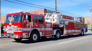LAFD Light Force 98 Responding