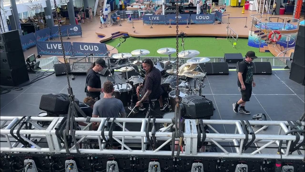 Art Cruz Drum soundcheck (Live on Headbangers Boat 2023) YouTube