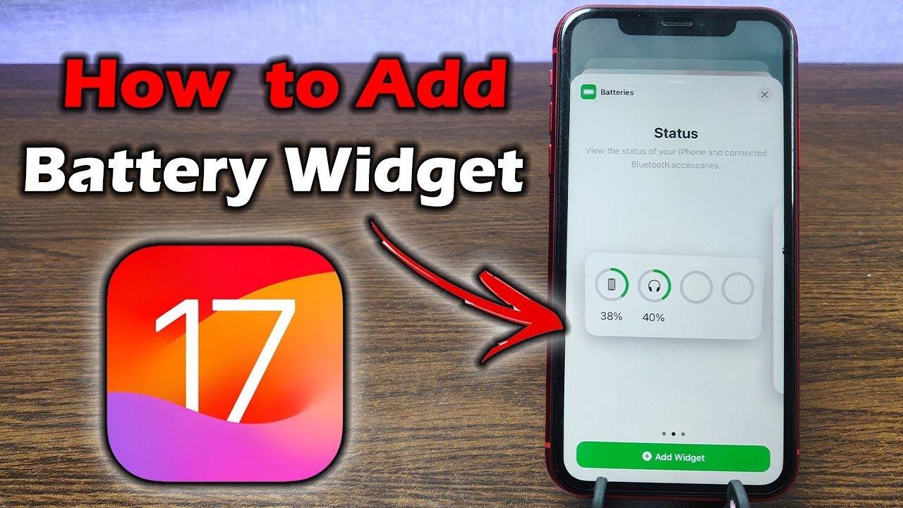 how-to-add-battery-widget-on-iphone-full-guide-youtube