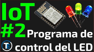 Tutorial de IoT con ESP8266 #2, Programa de Control del LED