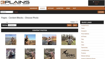 3plains CMS: Client Example