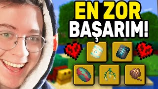 1.20 Güncellemesinin En Zor Başarımını Yaptım! (1 Hafta Sürdü)  Minecraft Hardcore