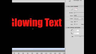 HowToCreate Glowing Text In Adobe Flash