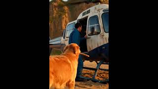 Golden reriever save puppy #shorts #dog