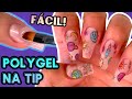 POLYGEL na TIP + decoração com ADESIVOS DA SHEIN