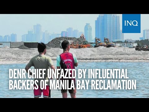 DENR chief unfazed by influential backers of Manila Bay reclamation