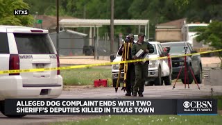 Alleged Dog Complaint Ends With 2 Sheriff's Deputies Killed In Texas Town