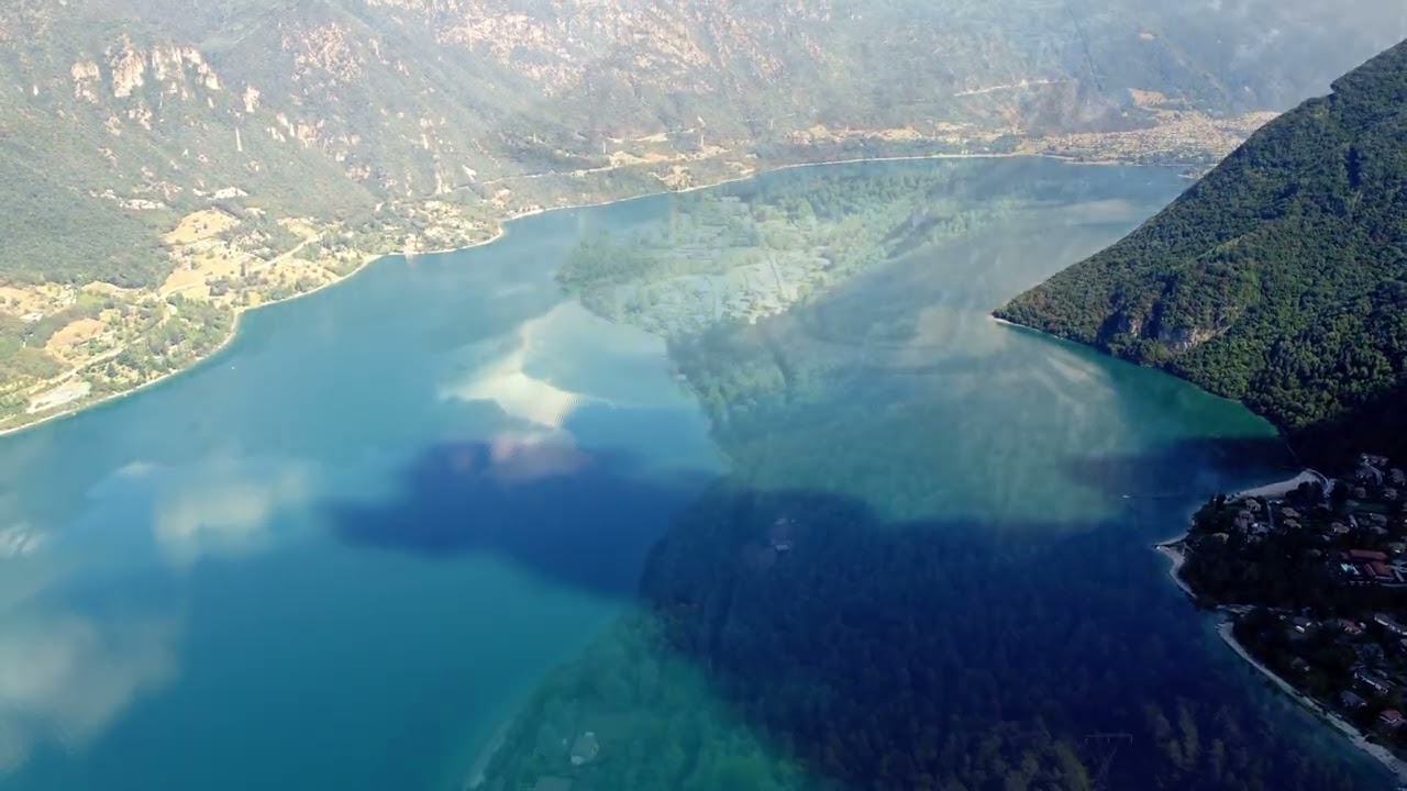 Vista sul Lago d'Idro dal sentiero per il Monte Stino 