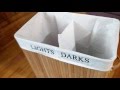 Product Review - Songmics Double Hampers Bamboo Laundry Basket Product Review - Songmics Double Hampers Bamboo Laundry Basket