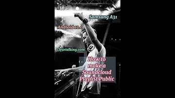 How to make a SoundCloud Playlist Public? #Artist #Soundcloud #Music #playlist