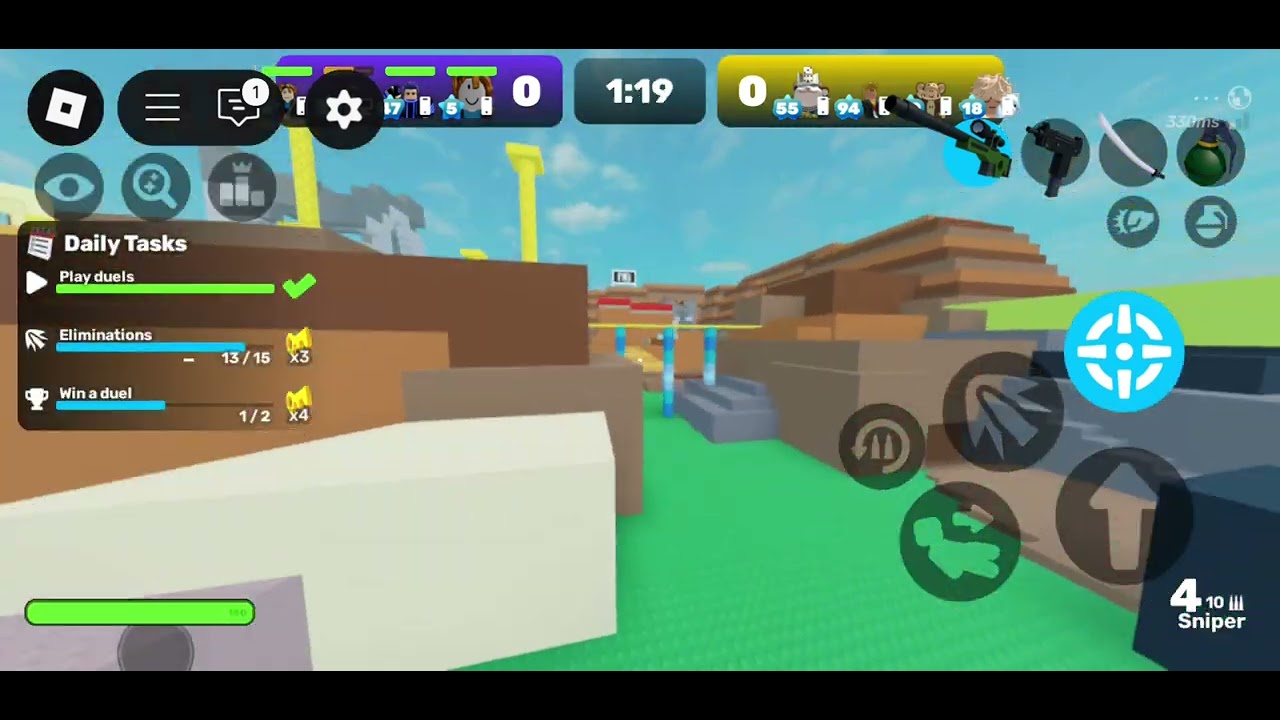 Rogue Rivals Ping Playing roblox rivals with 200 ping - YouTube