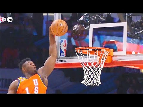 He tried a spectacular dunk and broke the hoop: the play that Zion ...