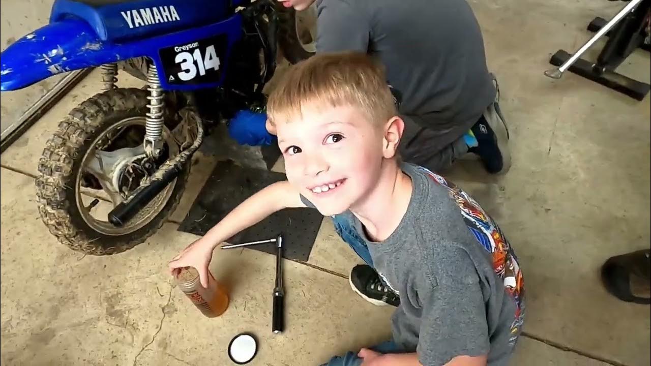 Yamaha PW50 Oil Change YouTube