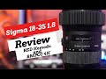 Sigma ART 18-35 1.8 EF review | Why filmmakers use this lens | RED Komodo and BMPCC 4K Footage