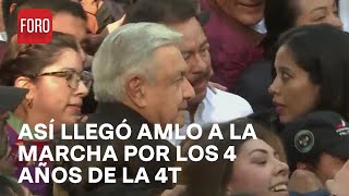 Marcha AMLO: Presidente llega al Ángel de la Independencia - Las Noticias