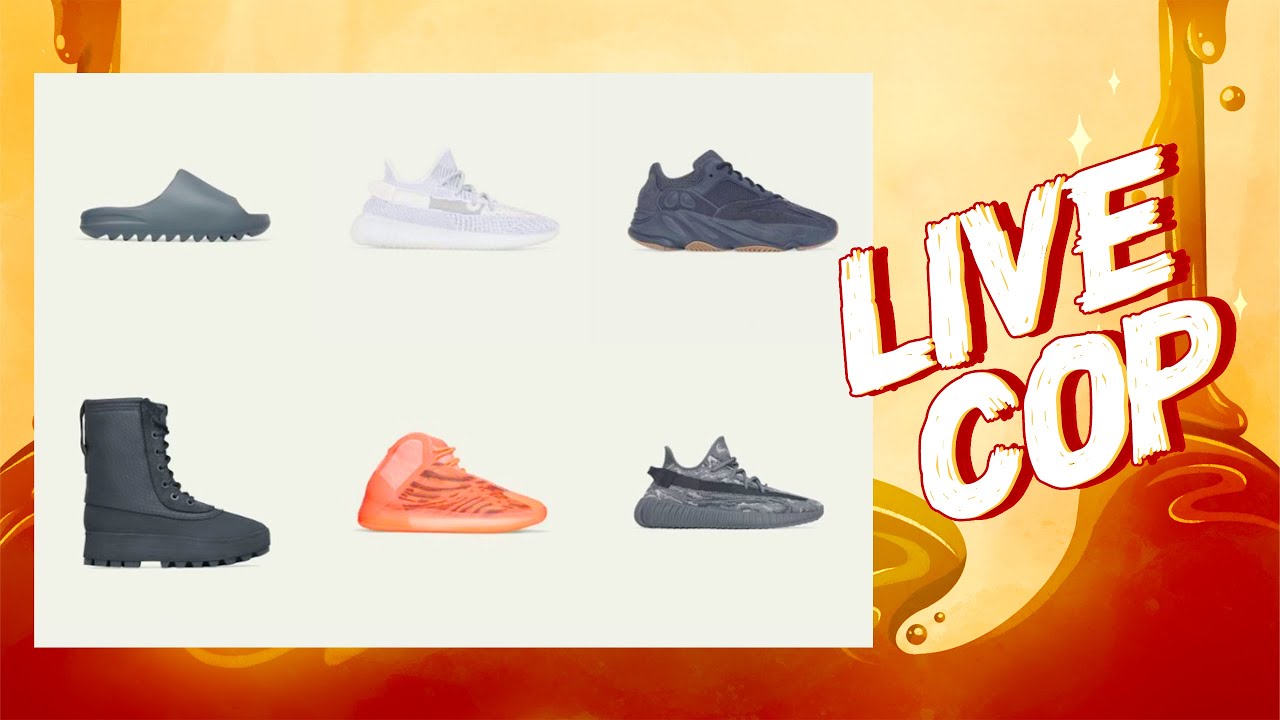 🔴 LIVE COP: Yeezy 700 Wave Runner &  Yeezy Slides