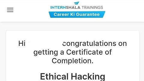 internshala ethical hacking final test answer