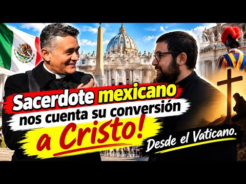 Priest confesses his CONVERSION to Christ- In the VATICAN. #conversion #charismaticrenewal