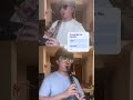Duet time!Dvorak new world symphony first movement #song #clarinet #music #challenge #piano