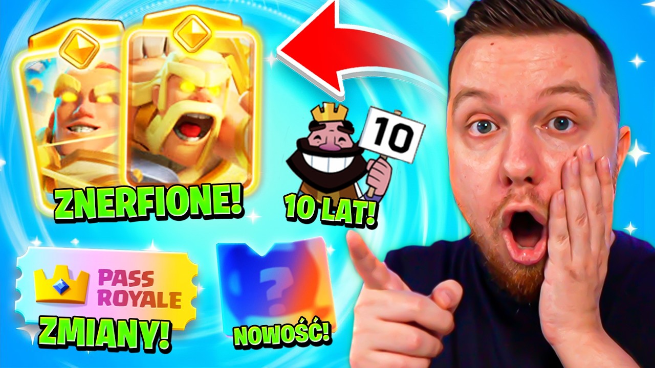 OGROMNE ZMIANY na 10 LAT Clash Royale - POWRÓT!