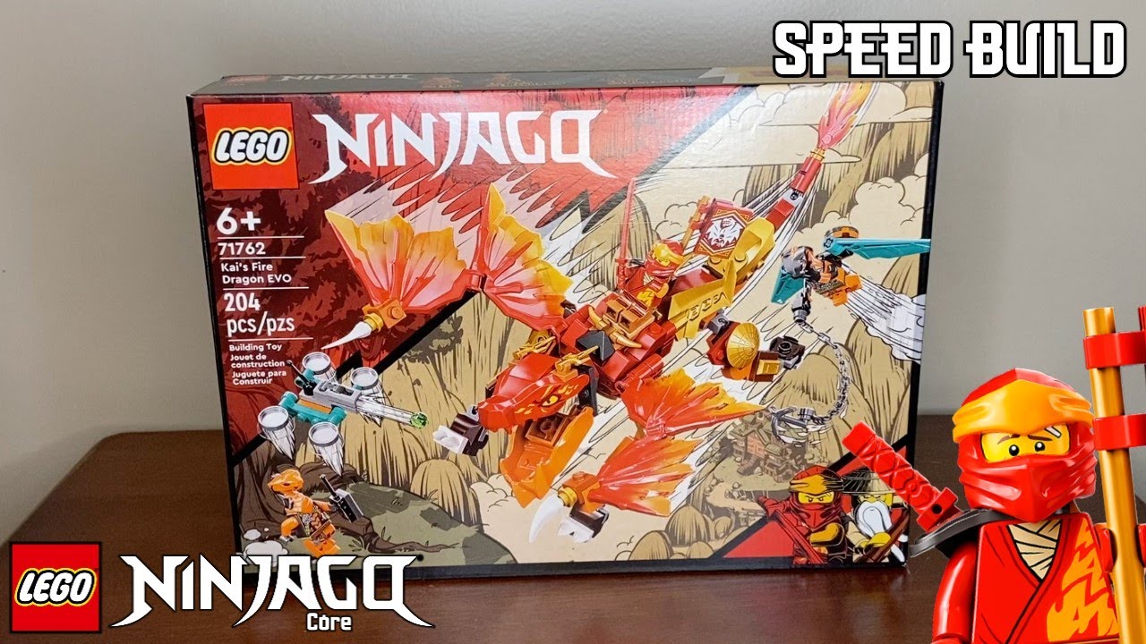 Lego Ninjago Core: 71762 Kai's Fire Dragon Evo Speed Build - YouTube