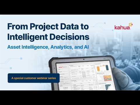 From Project Data to Intelligent Decisions: Asset Intelligence, Analytics, and AI