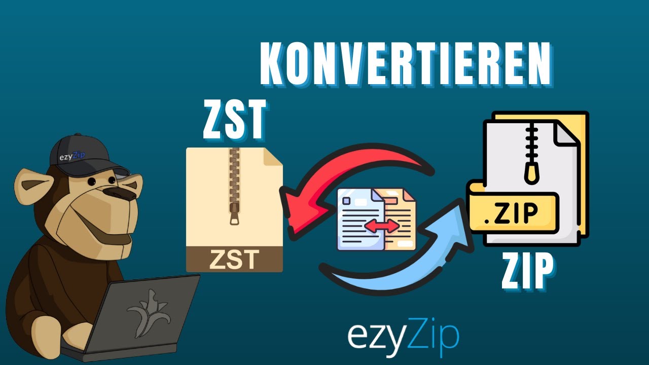 📦 Wie Man ZST zu ZIP Online Kostenlos Konvertiert | Keine Software-Installation Erforderlich