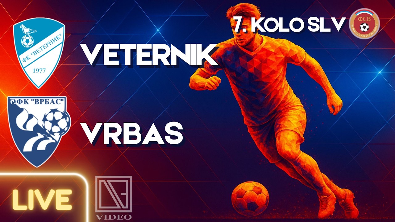 FK VETERNIK Veternik - OFK VRBAS Vrbas (Full match Livestream) [03.10.2026.]
