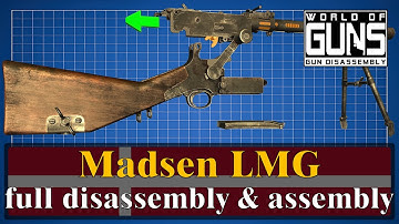 Madsen LMG: full disassembly & assembly | World of Guns