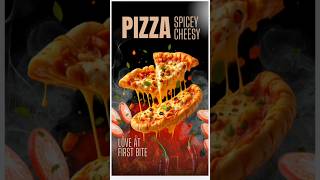 Canva 40 Days Design Challenge 🔥 Day 39 | Pizza Poster Design 🍕 #pizza #restaurant
