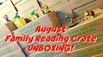Build Your Library Family Reading Crate Unboxing | August 2018