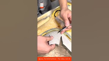 PURE GENIUS 💡 how to wrap car upholstery perfectly!